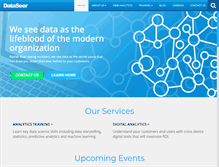 Tablet Screenshot of dataseer.com